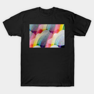 Kaleidoscopic rainbows and clouds T-Shirt